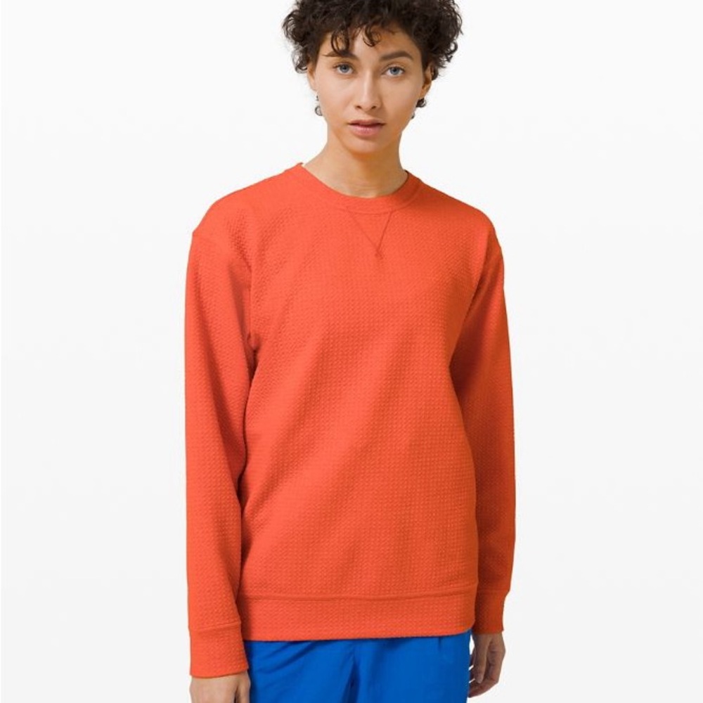 Lululemon All Yours Crew in Orange